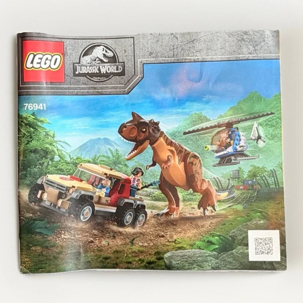 LEGO Jurassic World 76941 Carnotaurus Dinosaur Chase Complete w/ Box Manual